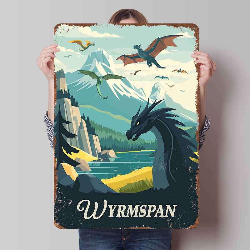 Board Game Vintage - Wyrmspan Board Game Inspired Poster Customized