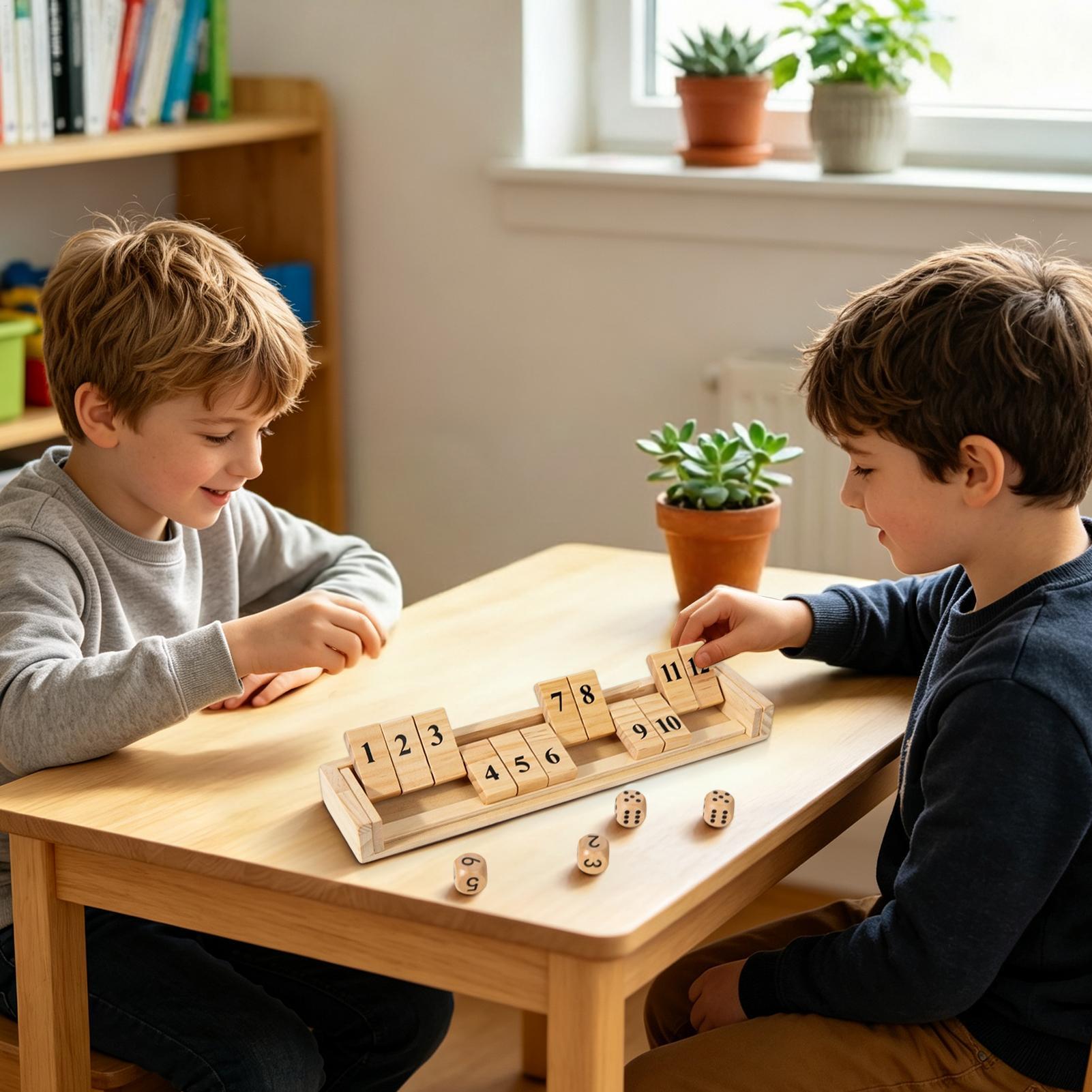 Shut The Box Game Wooden Numbe - огляд і ціна Board Game Vintage
