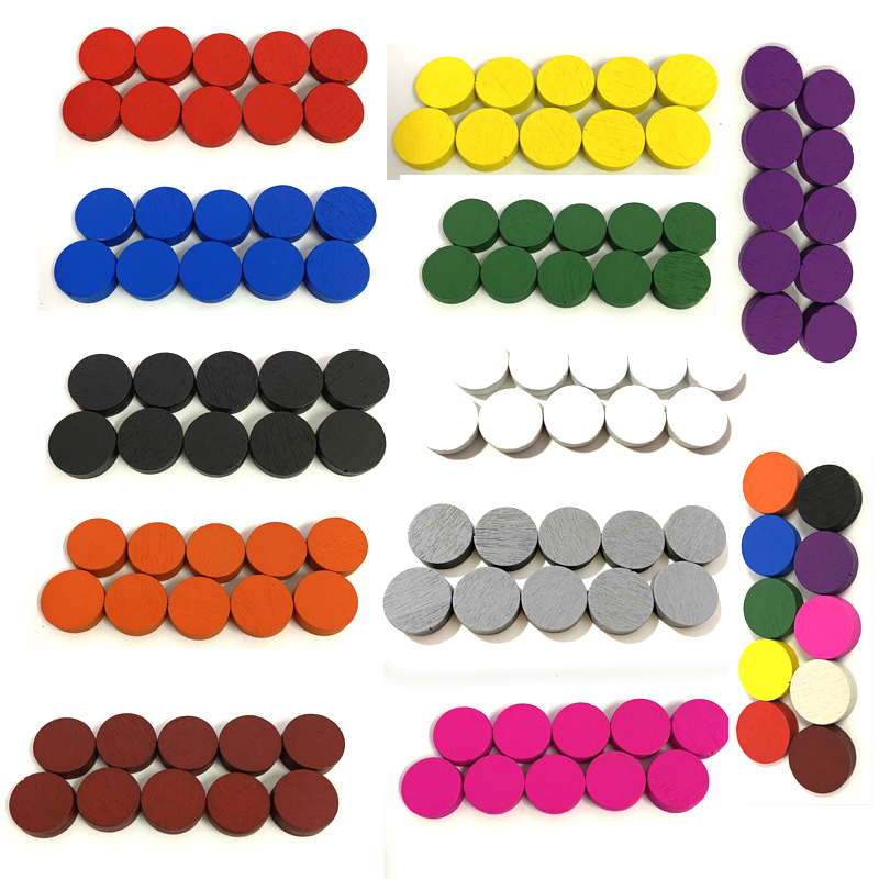 50pieces 15*5MM 11 Colors Wood - огляд і ціна Board Game Quoridor