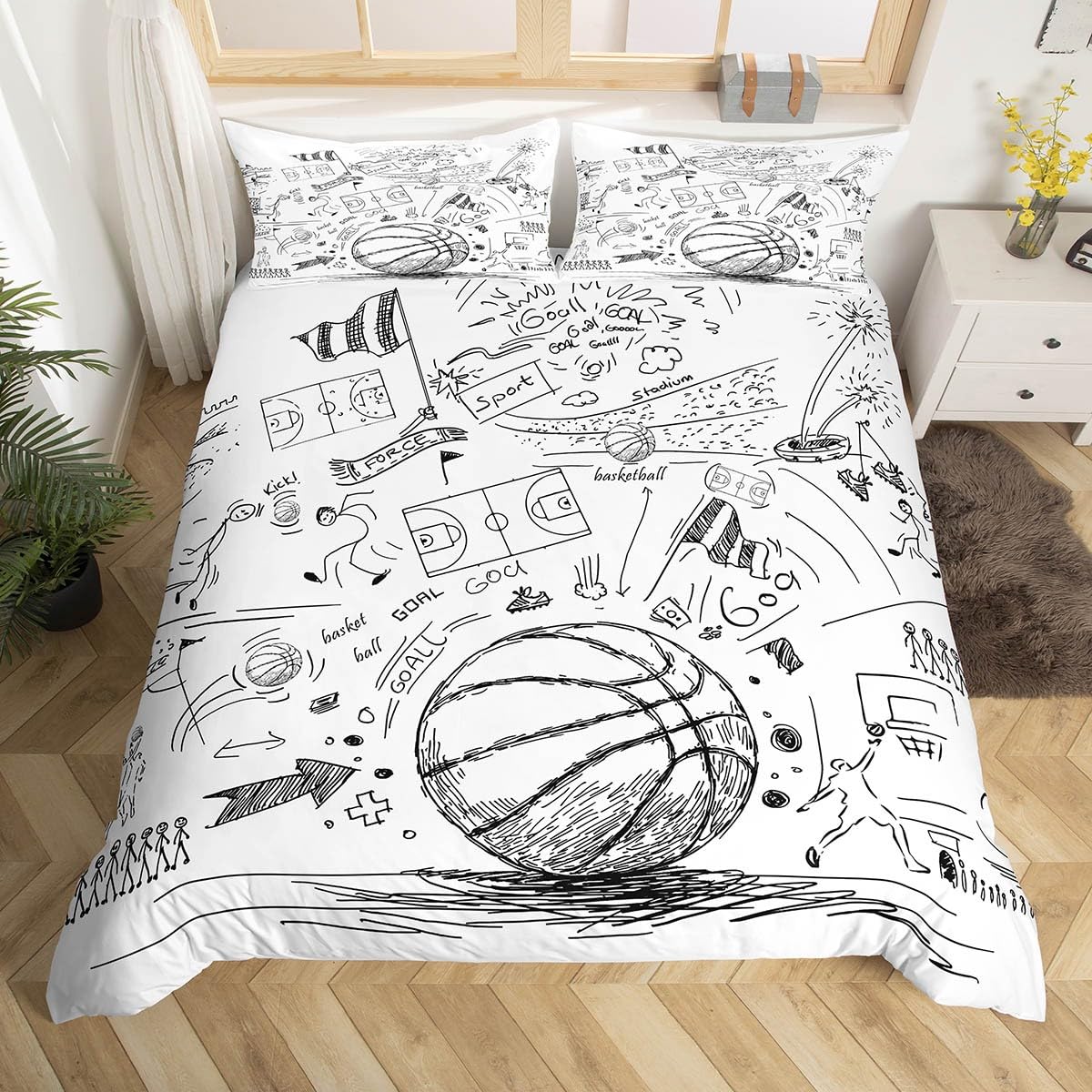 Basketball Duvet Cover Twin Qu - огляд і ціна Board Game Nations