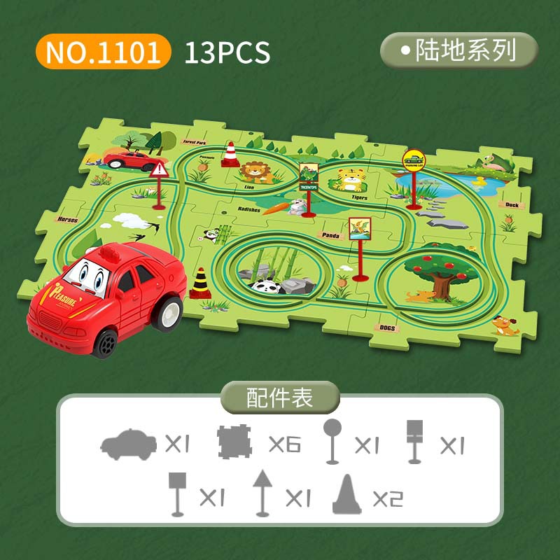 Montessori Electric Rail Car R - огляд і ціна Board Game Race Track