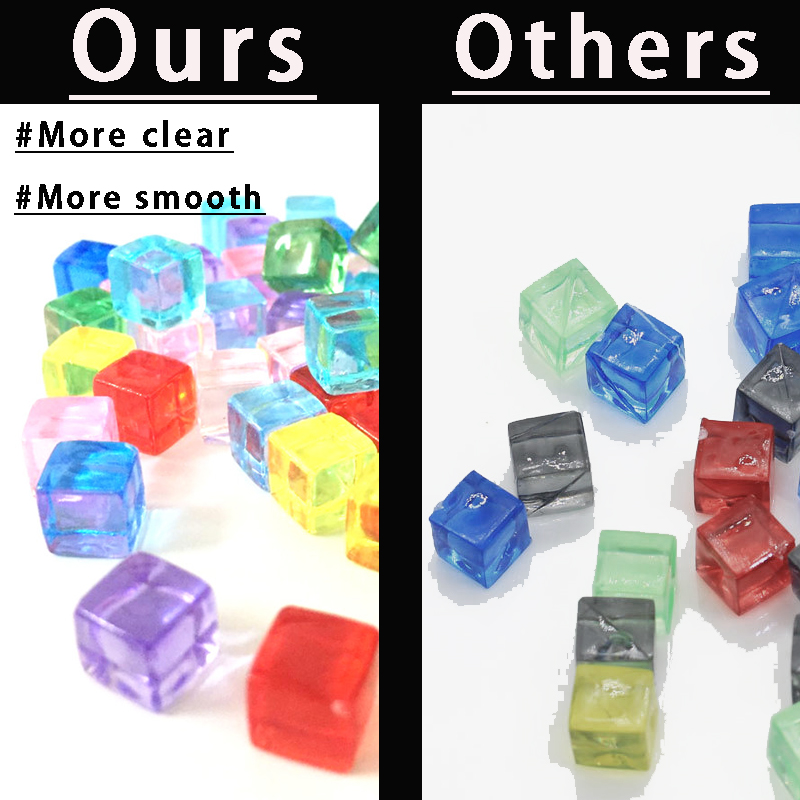 50Pcs/Set 25colors 8mm cube Cl - огляд і ціна Board Game Sequence