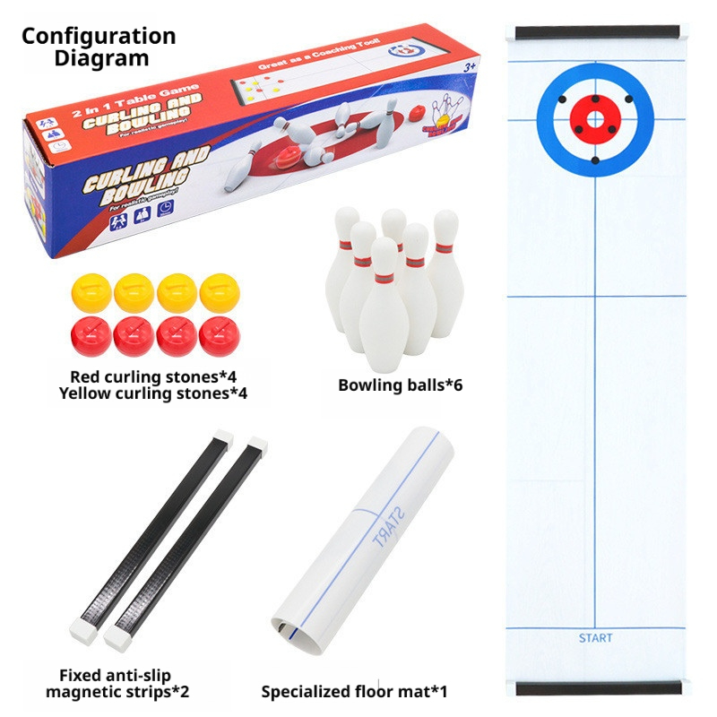 New Mini Curling&Bowling Table - огляд і ціна Board Game Electronic Table