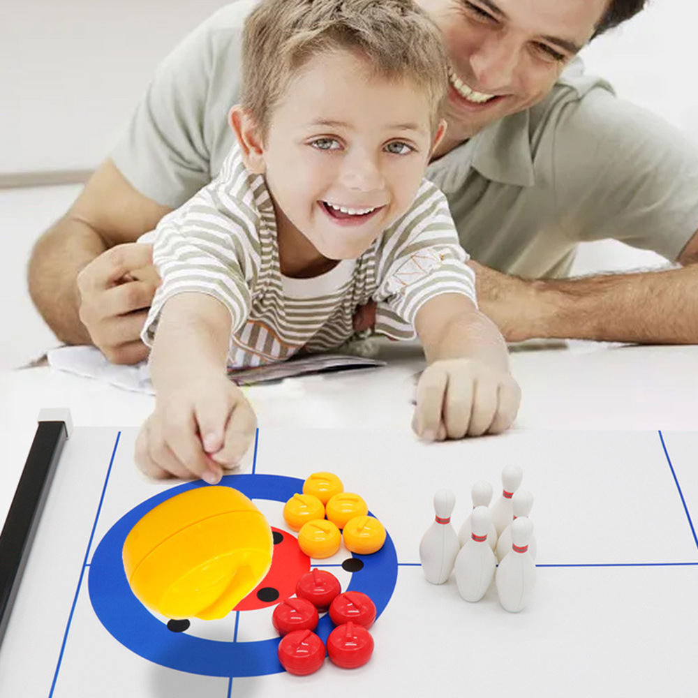 New Mini Curling&Bowling Table - огляд і ціна Board Game Electronic Table