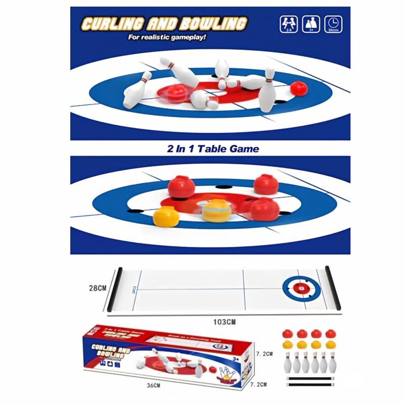 New Mini Curling&Bowling Table - огляд і ціна Board Game Electronic Table