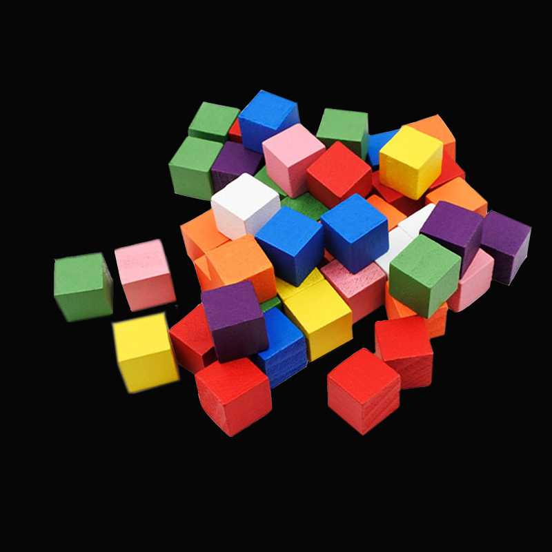 100Pcs/lots 14colors 10mm Cube - огляд і ціна Board Game Sequence