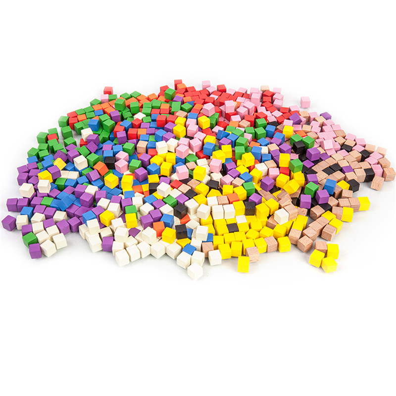100Pcs/lots 14colors 10mm Cube - огляд і ціна Board Game Sequence