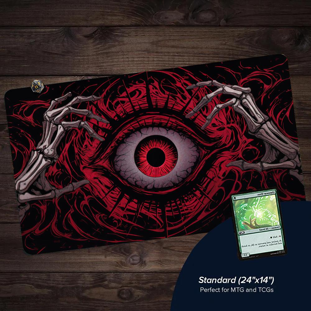 Terrifying Red Eye TCG Playmat - огляд і ціна Board Game Electronic Table