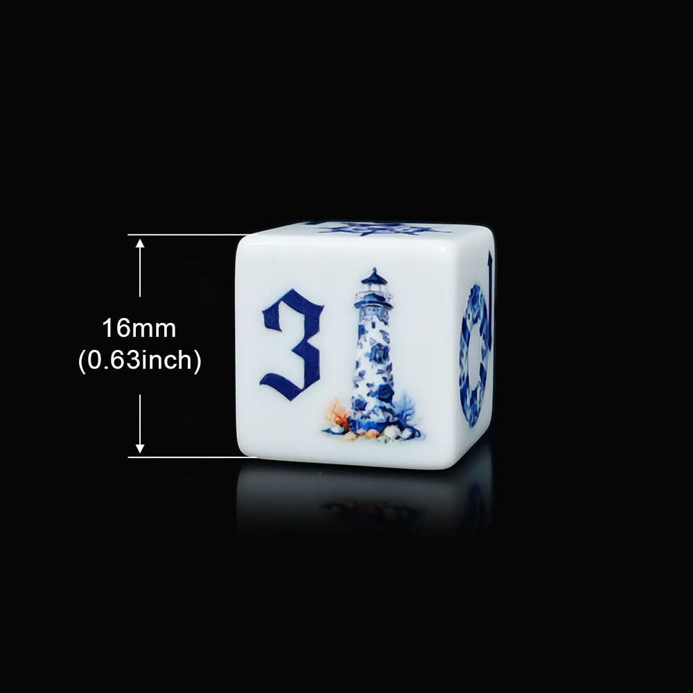 12Pcs Blue Nautical 16MM Print - огляд і ціна Board Game Electronic Table