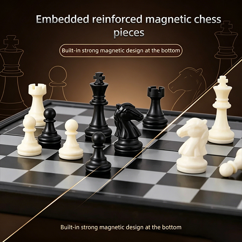 24CM Foldable Magnetic Chess G - огляд і ціна Board Game Electronic Table