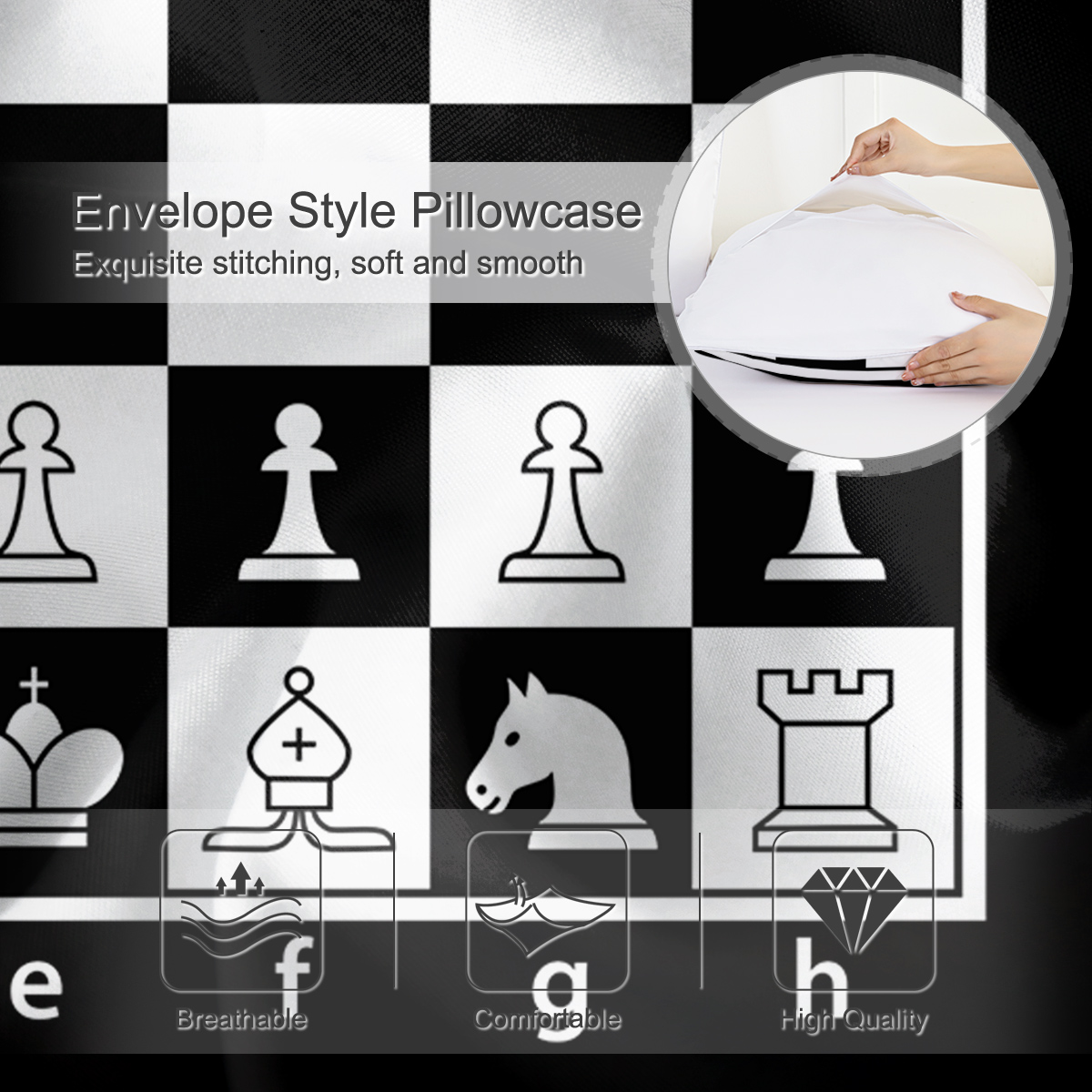BeddingOutlet Chess Board Bedd - огляд і ціна Board Game Nations