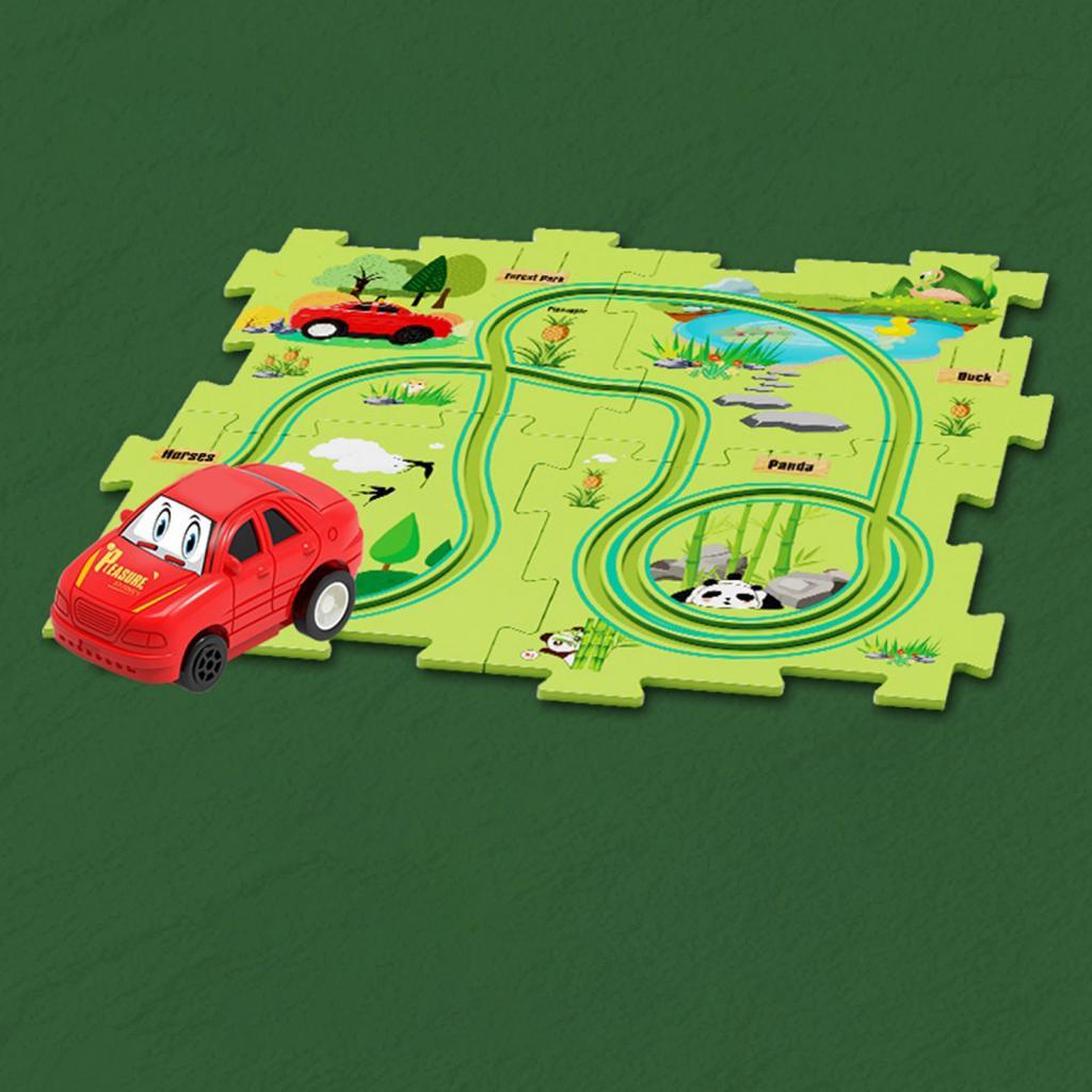 Kids Toys Race Car Track Puzzl - огляд і ціна Board Game Race Track